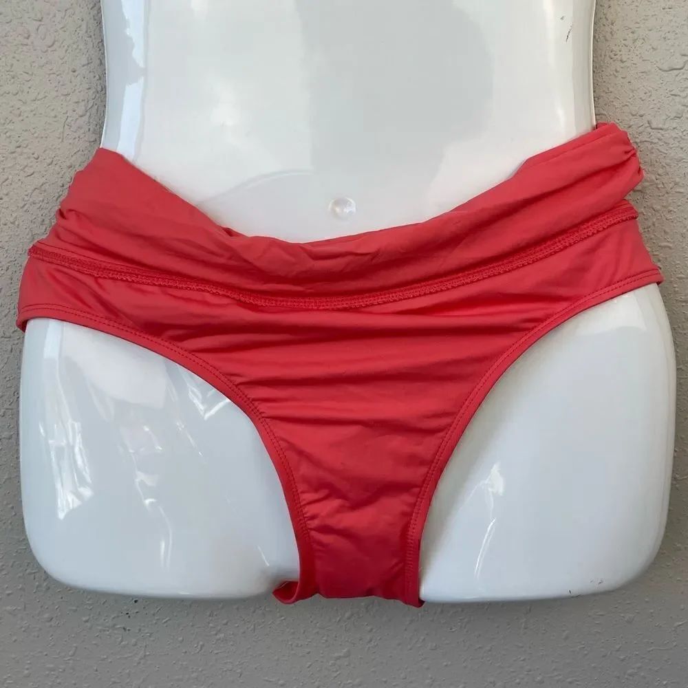 NWT Lauren Ralph Lauren Coral Orange Bikini Bottoms Sizes 6 or 16